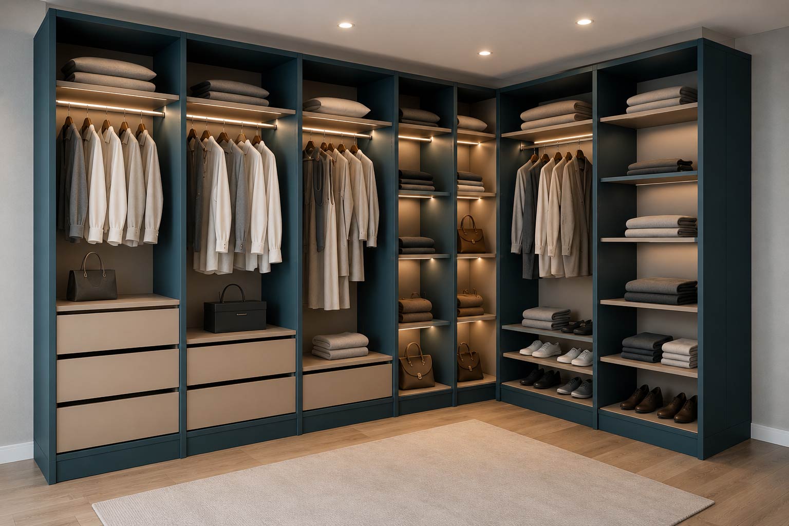 Dressing finition haut de gamme rangement