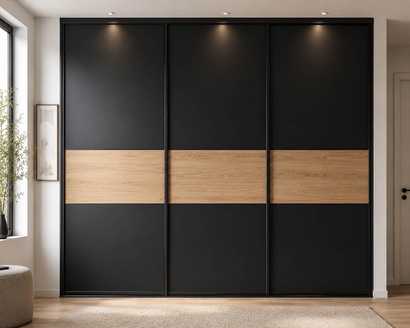 Placard sous pente sur mesure gain de place