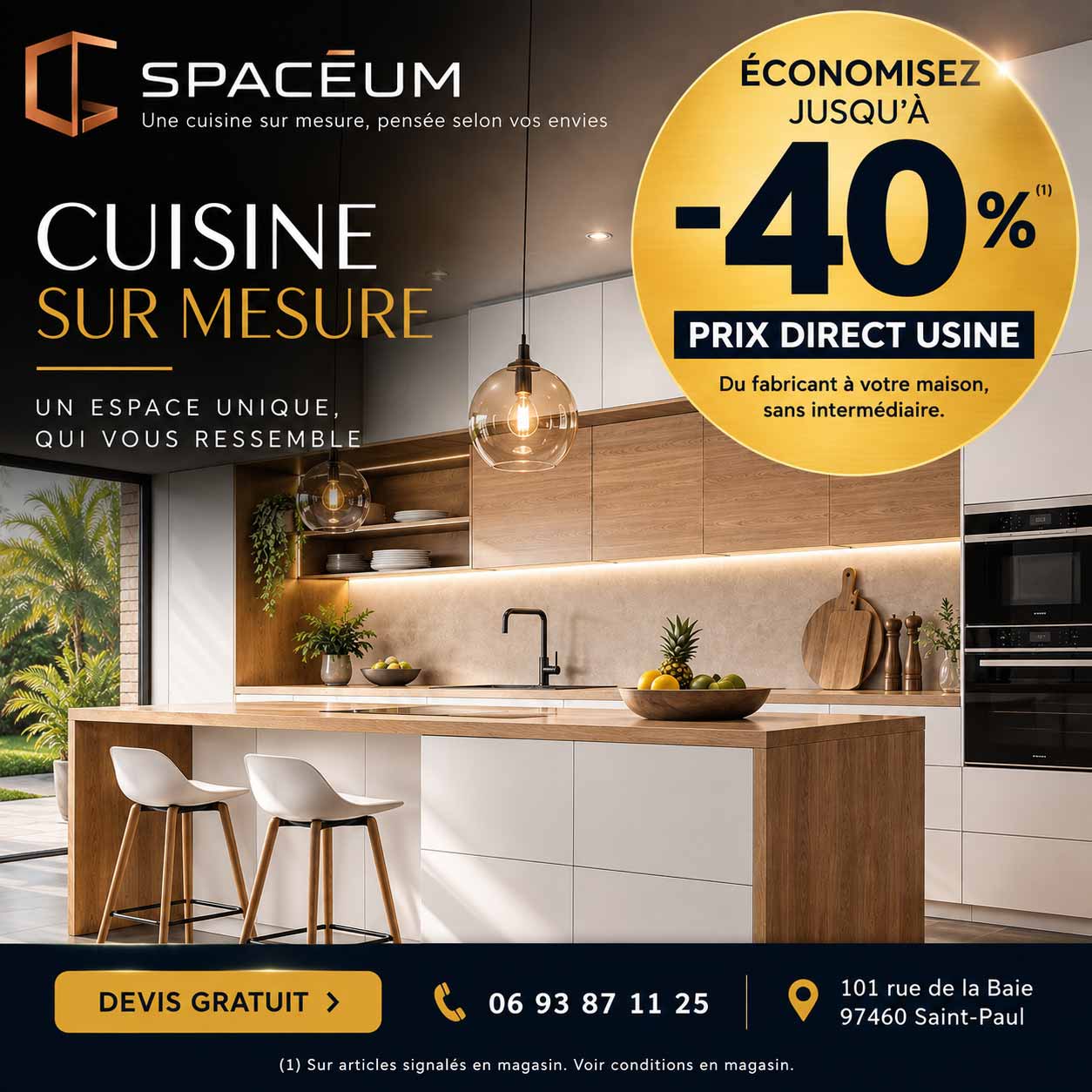 économisez -40% sur vos achats