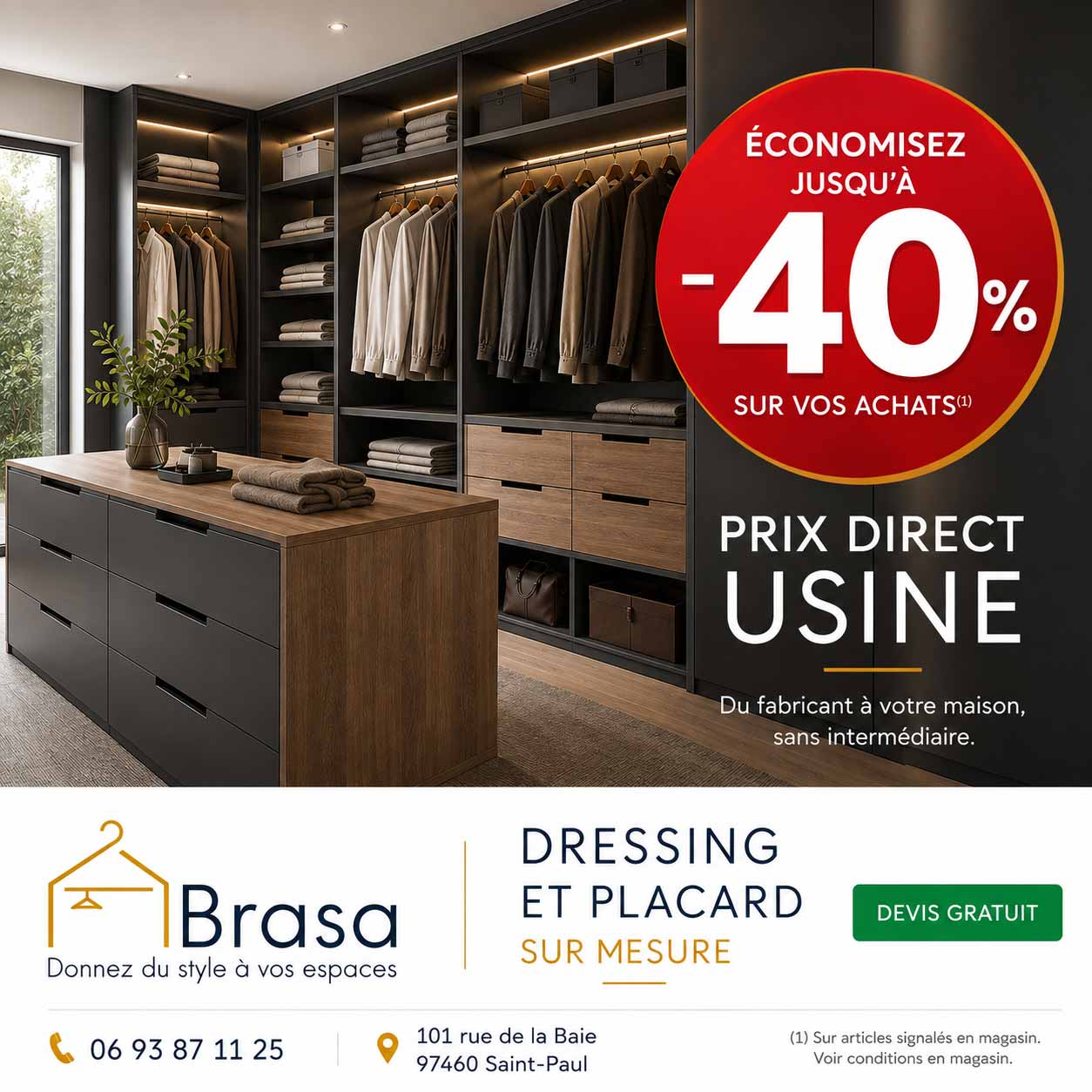 économisez -40% sur vos achats